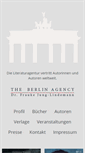 Mobile Screenshot of berlinagency.de