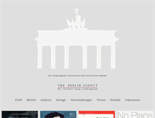 Tablet Screenshot of berlinagency.de